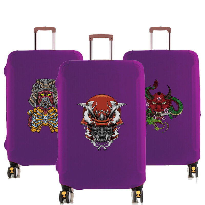 Juste anti-poussière pour bagages de voyage, housses de protection pour bagages, accessoires de voyage, motif de la série Monster, 18 "-32"