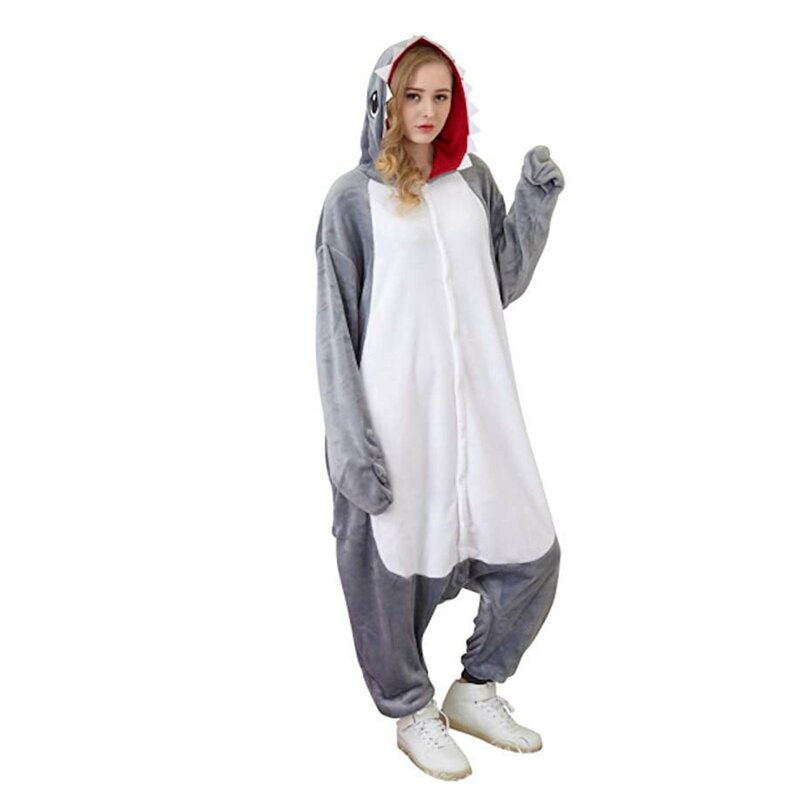 Unisex Anime Onesies Woman Men One Piece Hooded Jumpsuits Family Matching Pajamas Winter Flannel Couple Stitch Pijamas
