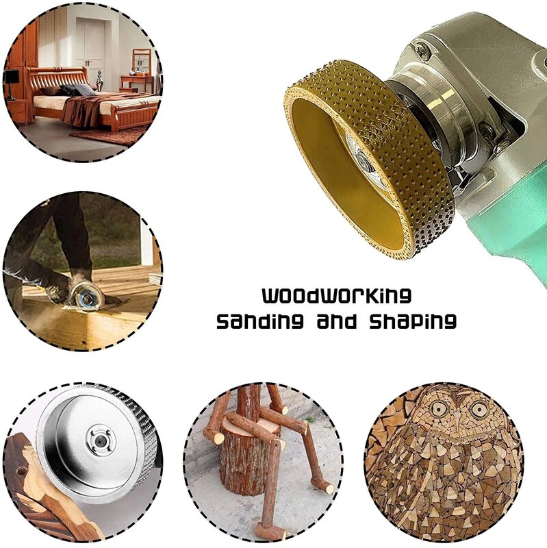 75/16MM Woodworking angle grinder round grinding wheel sanding plastic barbed disc grinding disc polishing wheel angle grinder