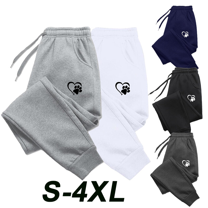 Pantalones de chándal deportivos para adultos, pantalón largo de algodón, holgado, de alta calidad, informal, para correr y Fitness, novedad