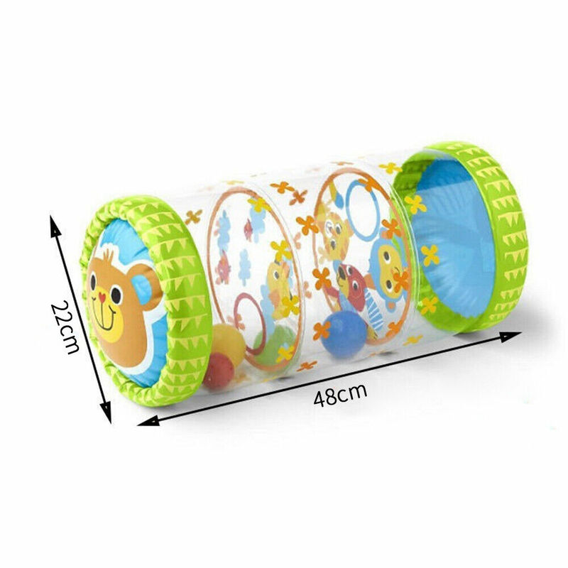 Rouleau gonflable pour bébé de 6 à 12 mois, jeux de hochets pour le développement des bébés, jouets de fitness