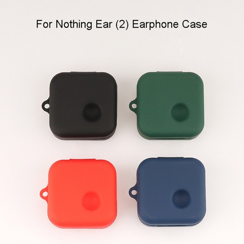 Capa protetora de silicone para nada orelha (2) protetor de fone de ouvido sem fio capa escudo habitação anti-poeira manga