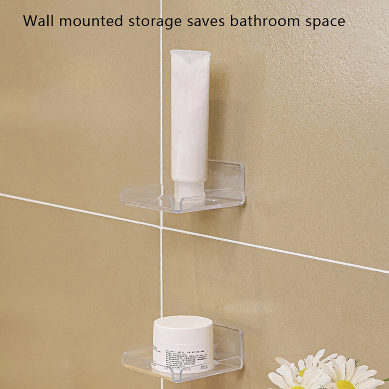 Wall-mounted Small Monitor Shelf Plastic Camera Stand Bracket Bases Video Surveillance Accs Bathroom Hand Soap Storage Rack