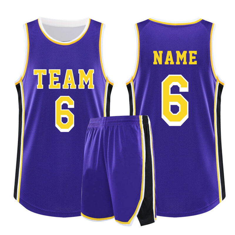 Uniforme de baloncesto personalizado para hombre, Jersey transpirable de secado rápido, estampado de letras, sin mangas