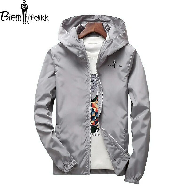 Spring and Autumn New Golf Double Jacket Outdoor Trench Coat Men's Jacket Large Men's Jacket Fashion Jacket Men's Outerwear