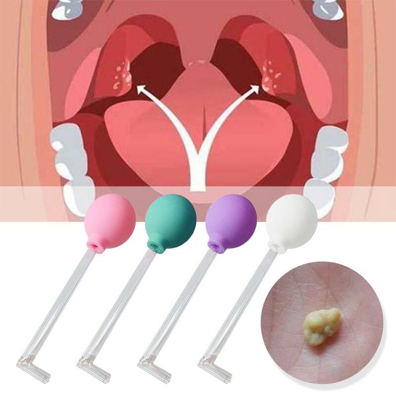 Tonsil Stone Remover Tool Manual Style Remover Mouth Cleaning Care Tool Ear Wax Tonsil Stone Suction Ball Manual Style Cleaner