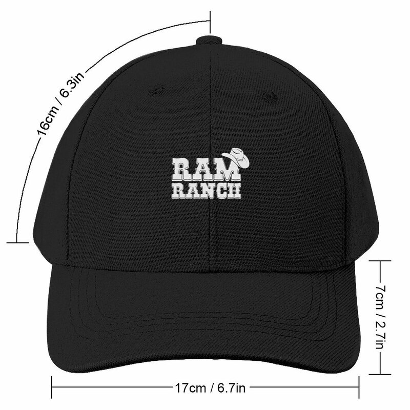 Boné de beisebol Ram Ranch para homens e mulheres, F derby Hat, Summer Hats, Beach Outlet, Aniversário, Novo