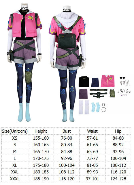 Women Girls Clove Cosplay Jacket Pants Bag Game Valorant Costume Fantasy Outfits For Adult Female Halloween Carnival Suit