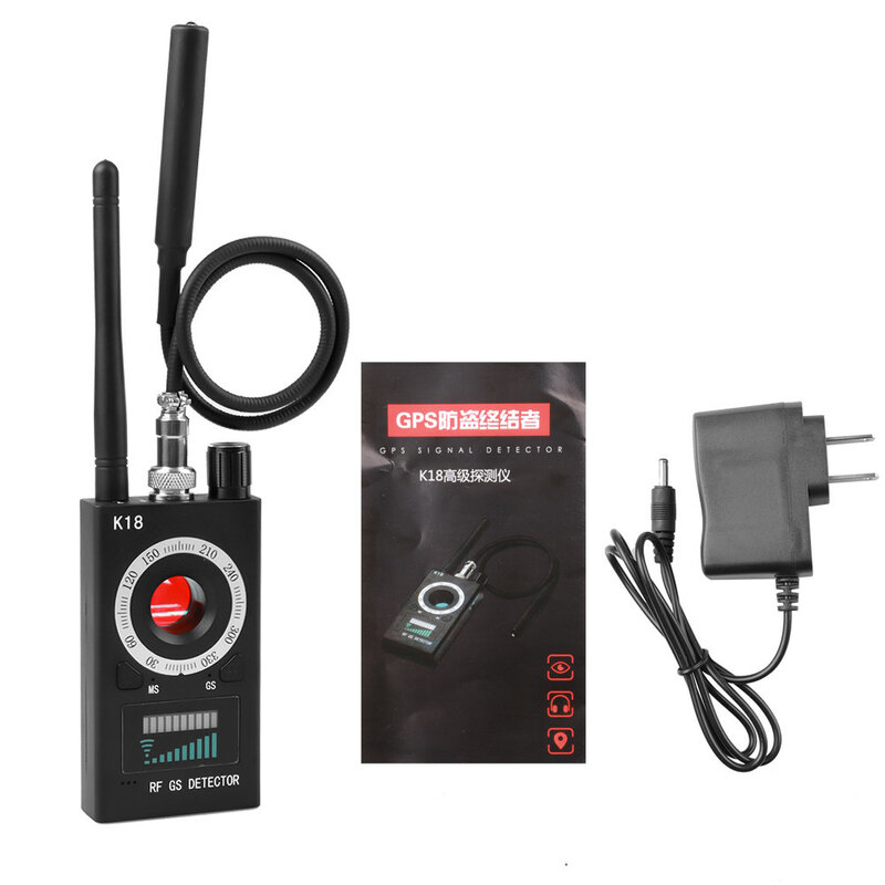 K18 Draadloze Detector Camera Rf Detector 1Mhz-6.5Ghz Gsm Audio Bug Finder Gps Signaal Lens Rf Tracker multifunctionele Anti Camera