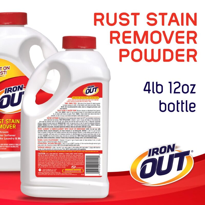 Iron Out Powder Rust Stain Remover, 76 oz.