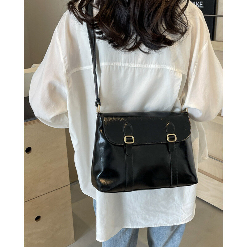 Jedno ramię tekstury nowa torba modne uniwersalne torebki Crossbody dla kobiet na co dzień wysokiej jakości Messenger luksusowe wielobarwne Y2k