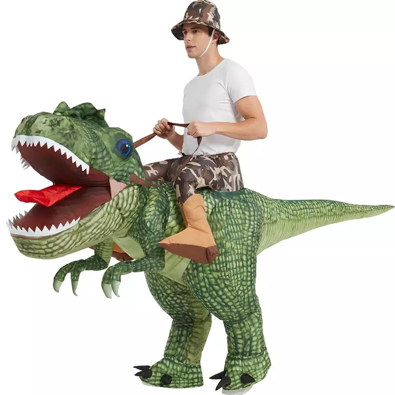 Fancy Mascot Anime Halloween Party Cosplay Costumes for Adult Interesting Dino Cartoon Sets Dinosaur Inflatable Costume Kids