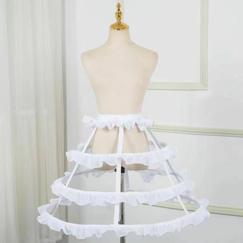 New Hollow out 2345 Circle Birdcage Skirt Support Wedding Dress Cos Ball Bone Graduation Design Breathable Slip Dress