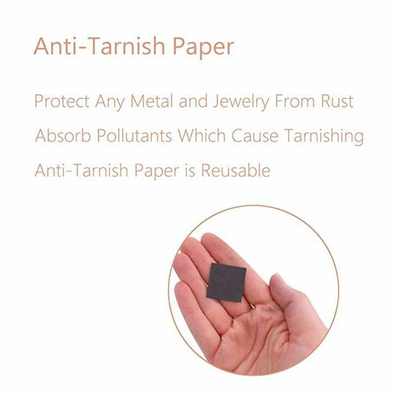 Jewelry Accessories 10x Practical Jewelry Anti-tarnish Paper Tab Strips Economical Way for Silverware for Protect 4XBF