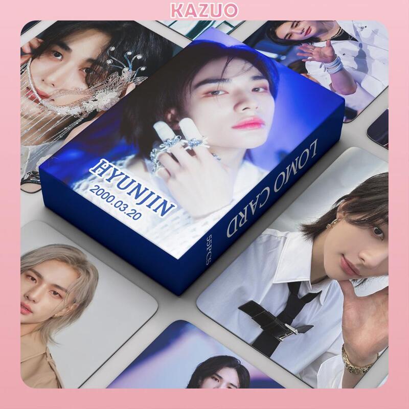 KAZUO 55 piezas SK Hyun Jin Album Lomo Card Kpop Photocards postales Series