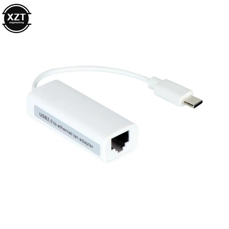 USB Type-C to RJ45 Lan Ethernet Adapter 10/100Mbps Network Card For Macbook Windows Wired Internet Cable SR9900