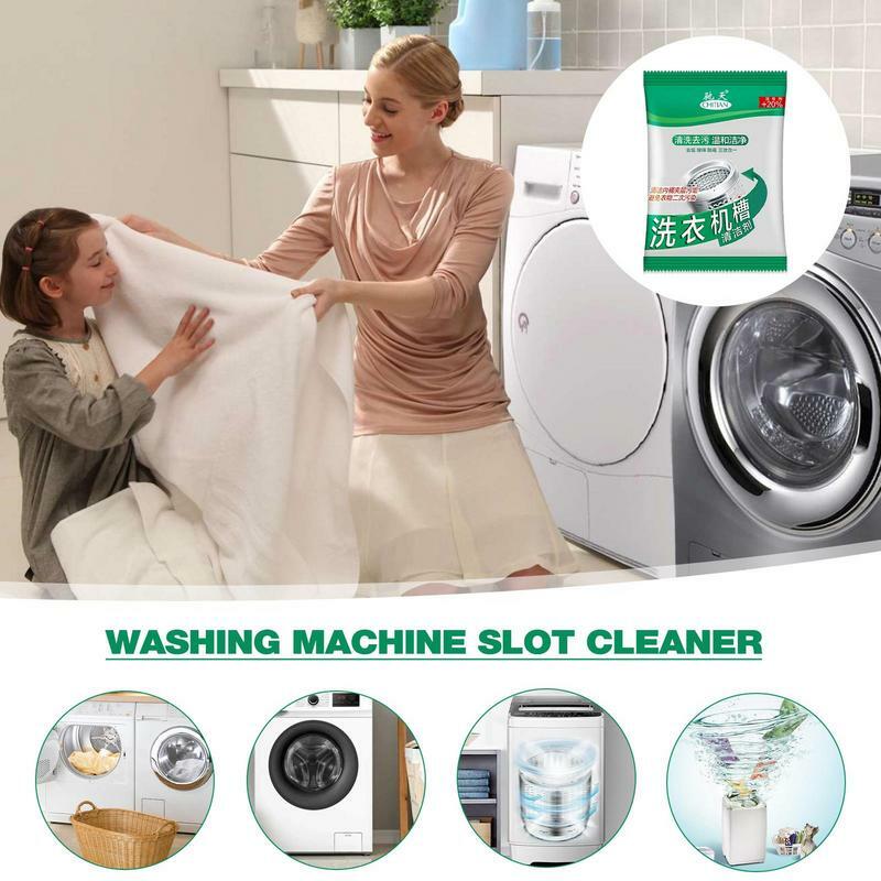 Limpiador de lavadora de 75g, máquina de lavandería, limpiador de bañera, fácil eliminación de manchas, lavadora de descontaminación rápida, lavadora suave