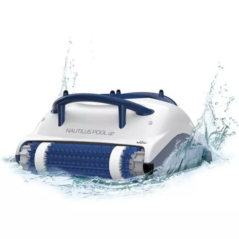 Роботизированная искусственная кожа, простое подключение и использование, скрабы для пола бассейна и стен, для бассейнов длиной до 26 футов, белый цвет