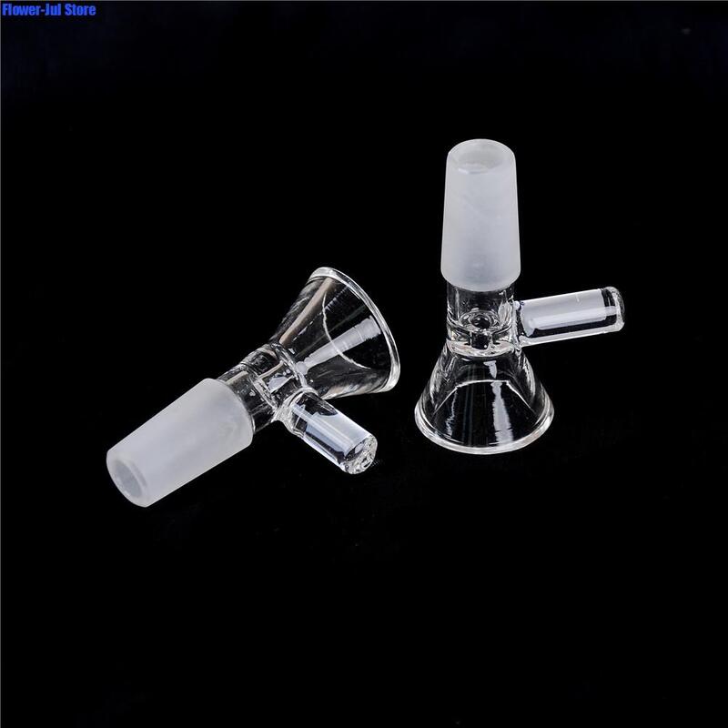 14/18mm School Laboratory Glassware Borosilicate Glass Joint Clear Slide Male Glass Bowl with Handle Funnel Type Bowl Chemistry
