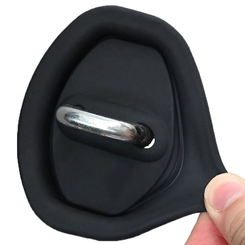 4pcs Shock Absorber Rubber Seat Car Door Lock Buffer Damping Seal Pad Deadener Quiet Replacement Accessories