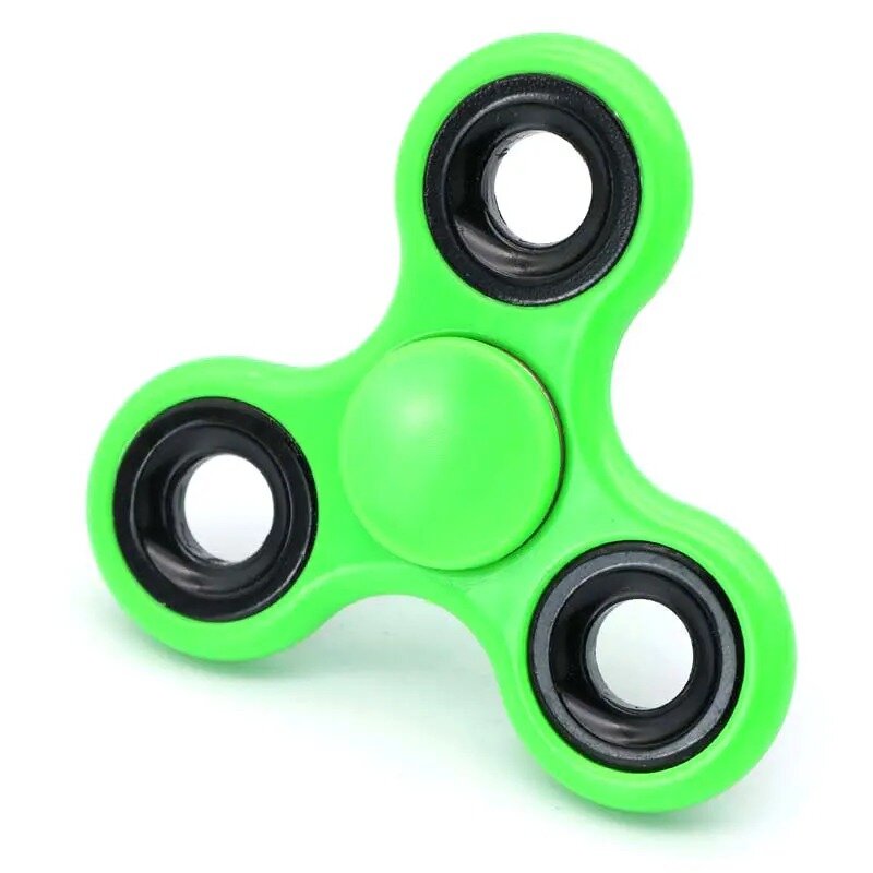ABS Fidget Spinner para Adultos e Crianças, EDC Tri-spinner, Autismo ADHD, Anti Stress, Brinquedos Engraçados, Alta Qualidade