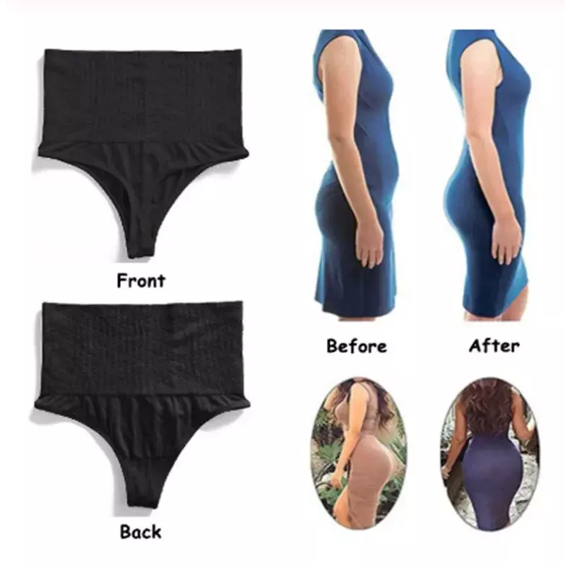 3pc/Lot Women Waist Trainer Tummy Control Body Shaper  Underwear Waist Control Panties Shapewear Slimming Tummy Briefs