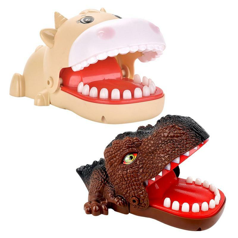 Juguetes de cocodrilo con mordedura de Horror para niños y adultos, juguetes de cocodrilo para dentistas, juegos de familia y amigos, suministros para fiestas