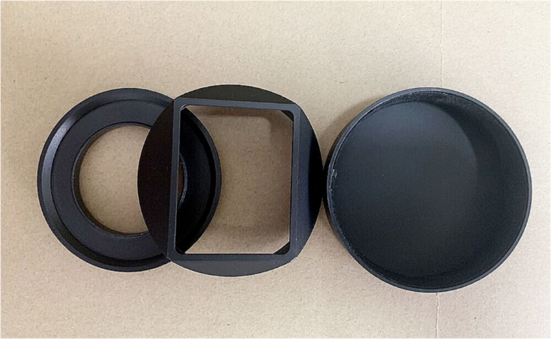 Proscope neues Metall-Vierkanthauben-Adapterring-Kit für Fujifilm Fujinon xf27mm f/2,8 r wr x