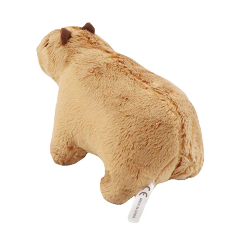 Muñecos de Peluche Fluffty Capybara para niños, muñecos suaves de la vida Real, juguetes para niños, regalo de Navidad, 18cm