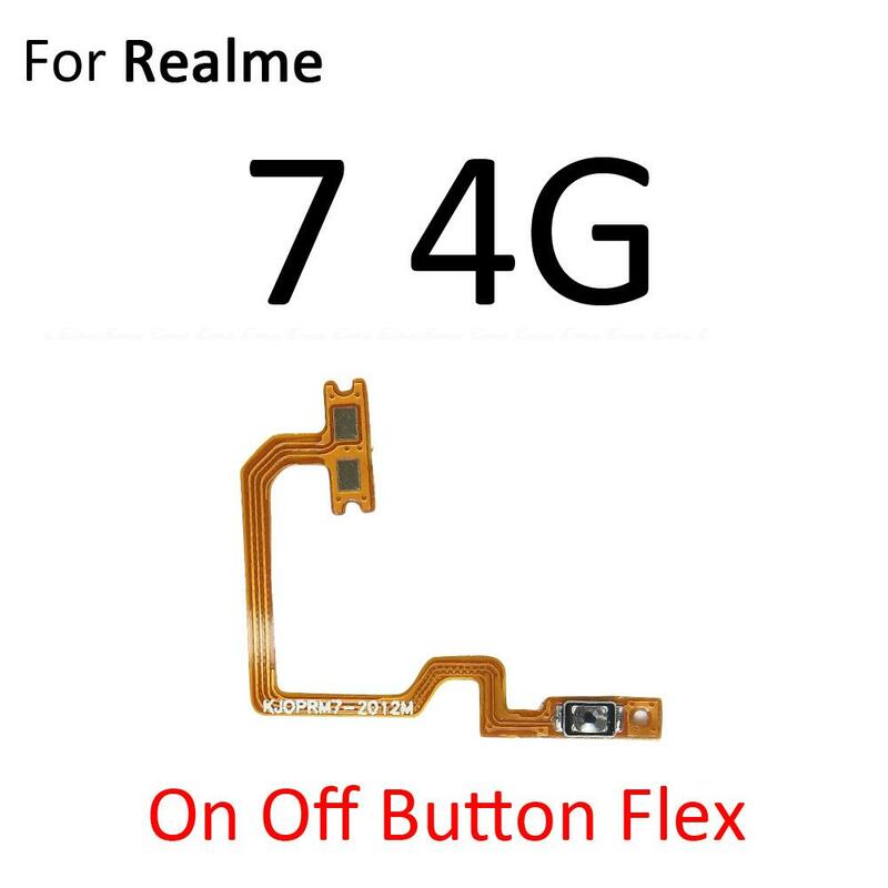 Power On Off Mute Schakelaar Controle Toets Volumeknop Flex Kabel Voor Oppo Realme 7 7i 8i 8S 8 Pro 4G 5G Reparatie Onderdelen