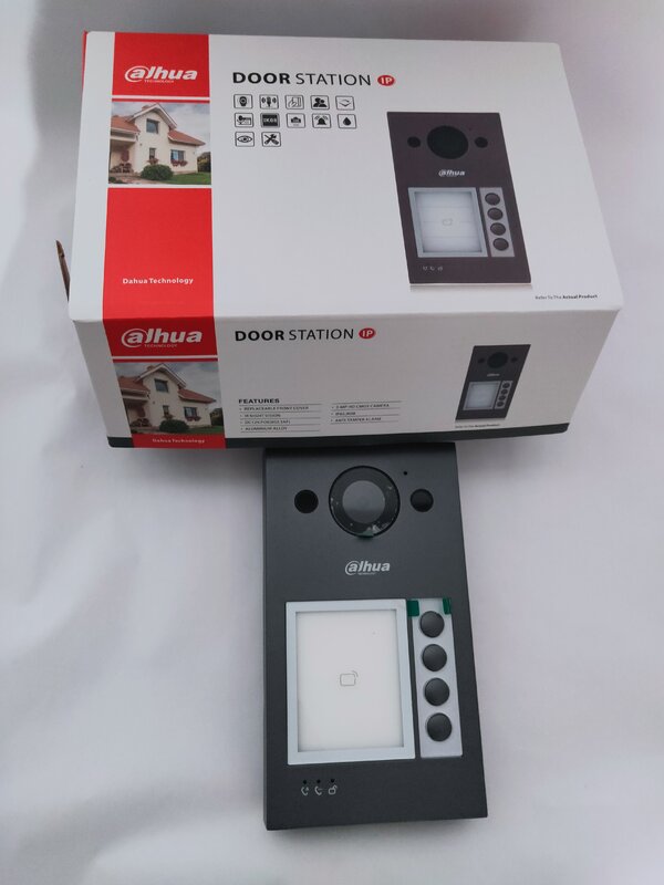 Dahua-双方向ビデオ通話、屋内モニター、2つの時計、ipおよびWi-Fiサポート、VTO3311Q-WPを備えたヴィラドアステーション