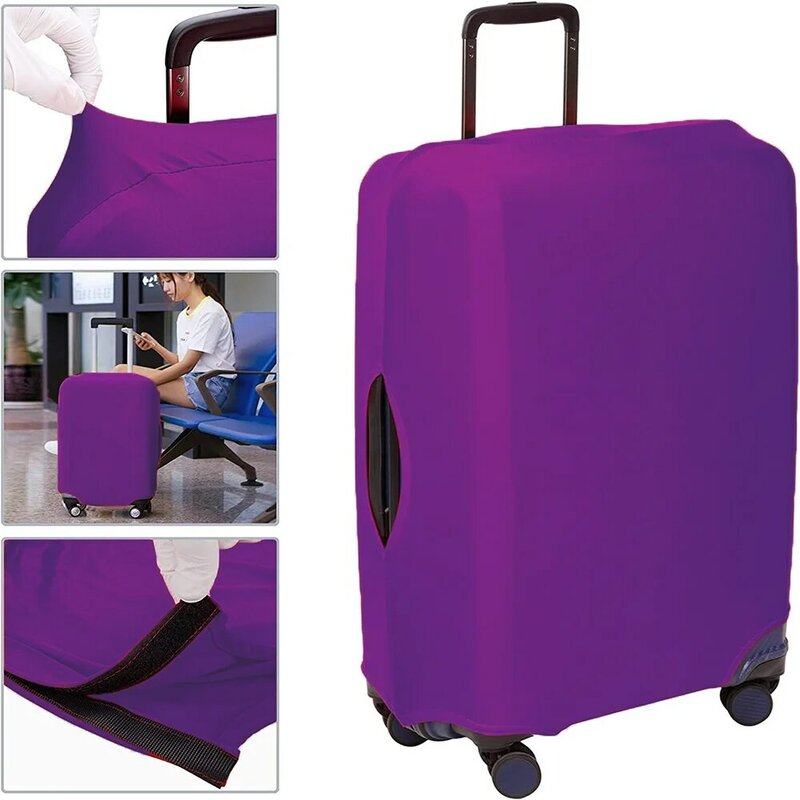 Эластичный пылезащитный чехол для чемодана для путешествий, защитный чехол для чемодана на колесиках диагональю 18-32 дюйма, аксессуары для путешествий с принтом чехол King