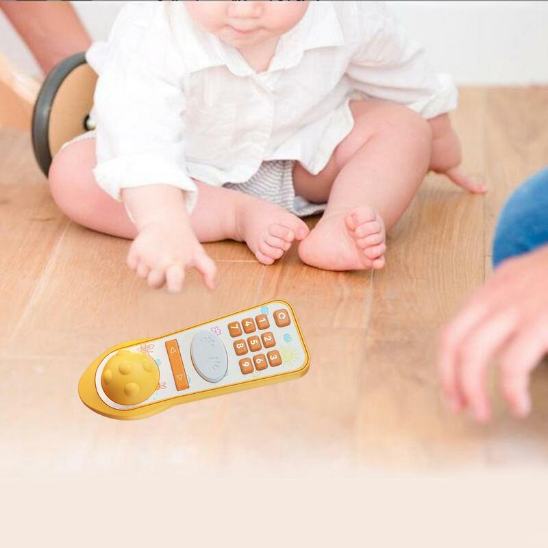 Musical TV Remote Control Toy Baby Musical Toys for 6 to 12 Months Infants