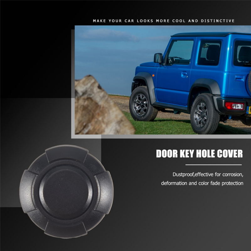 Per Jimny 2019 2020 2021 Car Door Key Hole decorazione copertura Trim Door Lock Cover ABS moulding accessori esterni