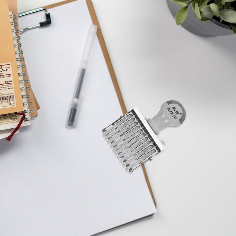 Резиновый Штамп для ежедневного использования, Маленький Штамп для офисных аксессуаров, ручка из АБС, портативная ручная поставка