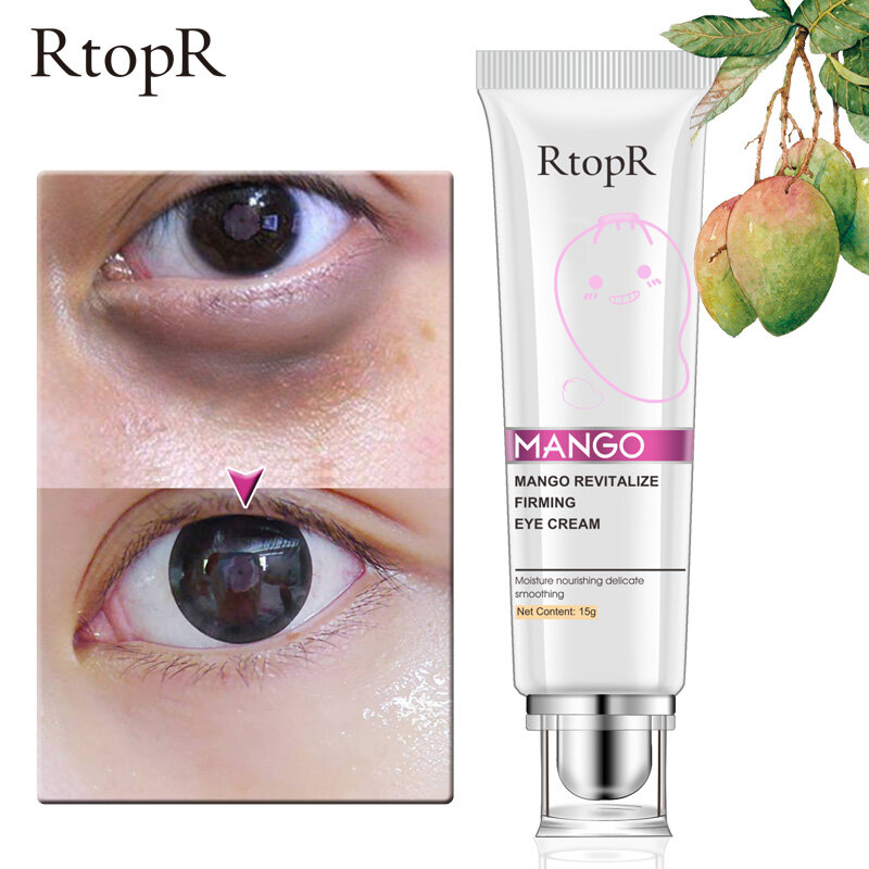Crema de ojos para el cuidado de la piel, crema hidratante antienvejecimiento para ojeras, reafirmante para la piel del ojo Facial, cuidado de los ojos