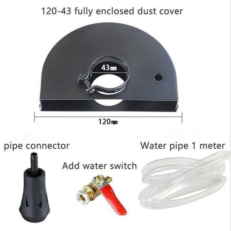 Angle Grinder Shield Set High Hardness Water Cutting Machine Base Safety Cover With Water Pump (120 X 43mm)