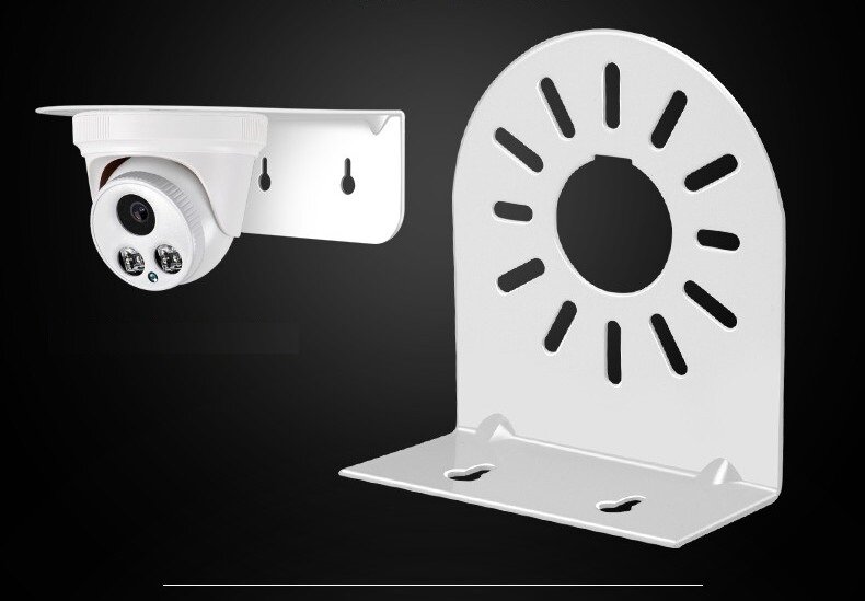 Supporto per staffa di montaggio a soffitto/laterale/raccordo per telecamera a cupola universale accessori per telecamere CCTV per interni ed esterni