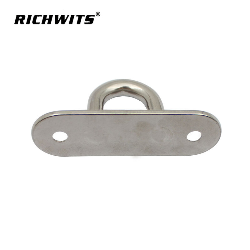 Hebilla de puerta ovalada de acero inoxidable 304 con gancho, 5mm, 6mm, 8mm