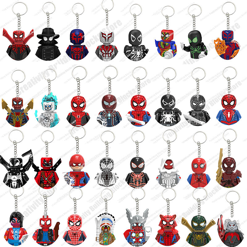 Smile Hero Keychain Series pour enfants, Spider 3D Model, DIY importer nights Toy, Classic Movie Model, Hot Knowing, Gift