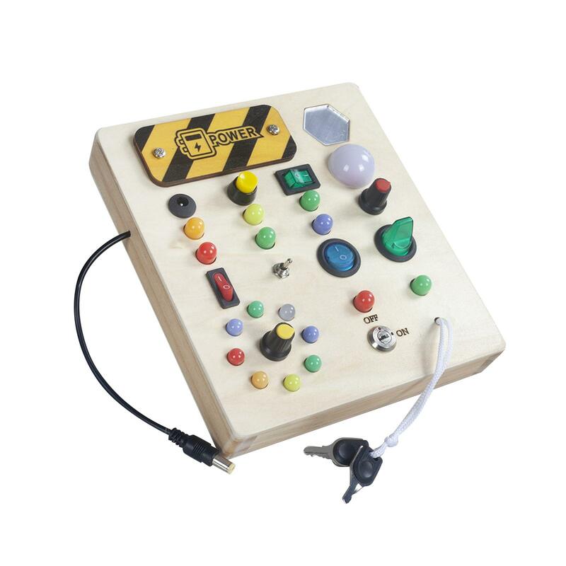 Montessori zabawka do odgrywania ról sensoryczna przełącznik ruchliwej tablicy umiejętności motoryczne na uroczystości przedszkolne dzieci w wieku przedszkolnym