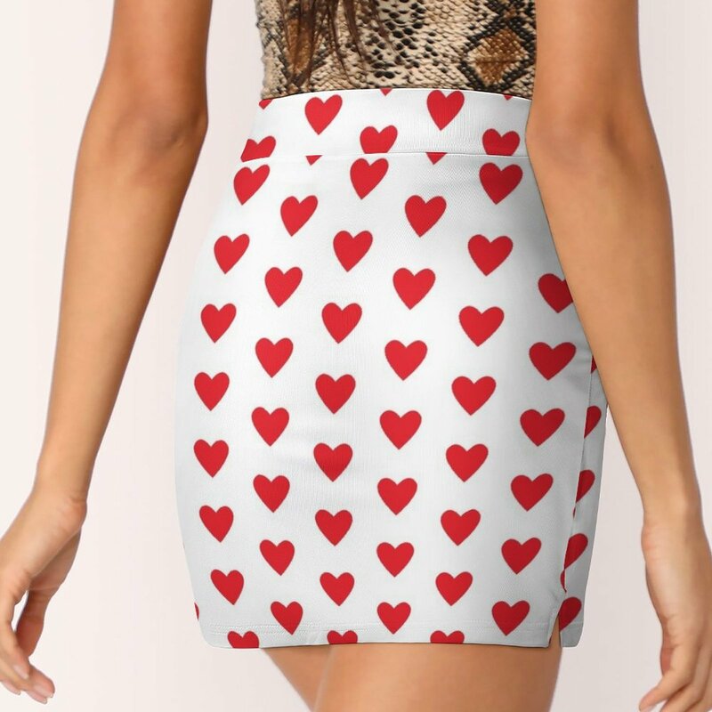 Small Hearts Pattern (red/white) Light proof trouser skirt summer clothes Clothes for summer Female clothing