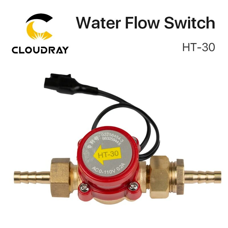 Cloudray-Sensor De Fluxo De Água, CO2 Máquina De Corte De Gravação A Laser, HT-30 Protect, 8mm, 10mm, 12mm
