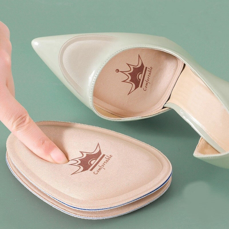 Cuscinetti per avampiede per le donne mezze solette per scarpe inserti tacchi alti cuscinetti per alleviare il dolore cuscino per suola antiscivolo ridurre il riempimento delle dimensioni delle scarpe