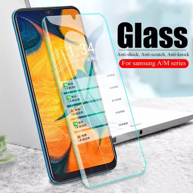 Protector de pantalla de vidrio templado para Samsung Galaxy S10, S20 Plus, Ultra 5G, S10E, Note 20, 10, Ultra Plus