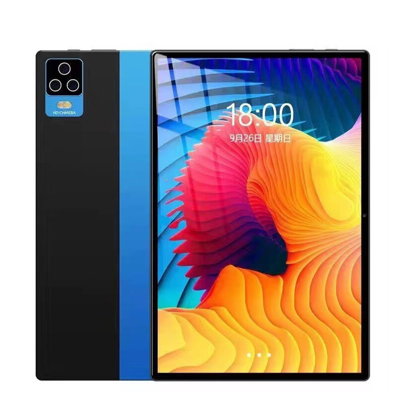 2024 Android 13 Tablet 10.1 cal telefon IPS 1280x800 8GB RAM 64GB ROM wi-fi typu C podwójny karty SIM podwójne aparaty GPS Bluetooth