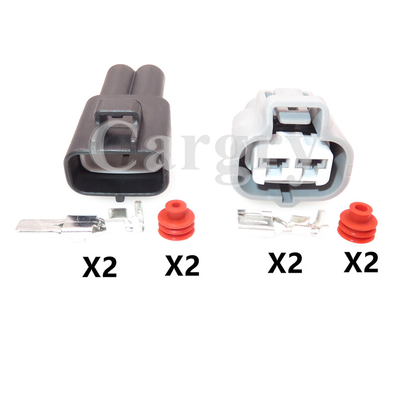 1 Set 2P 6189-0425 6188-0259 Car Starter Waterproof Connector Auto Hydraulic Motor Electric Wire Socket For Toyota