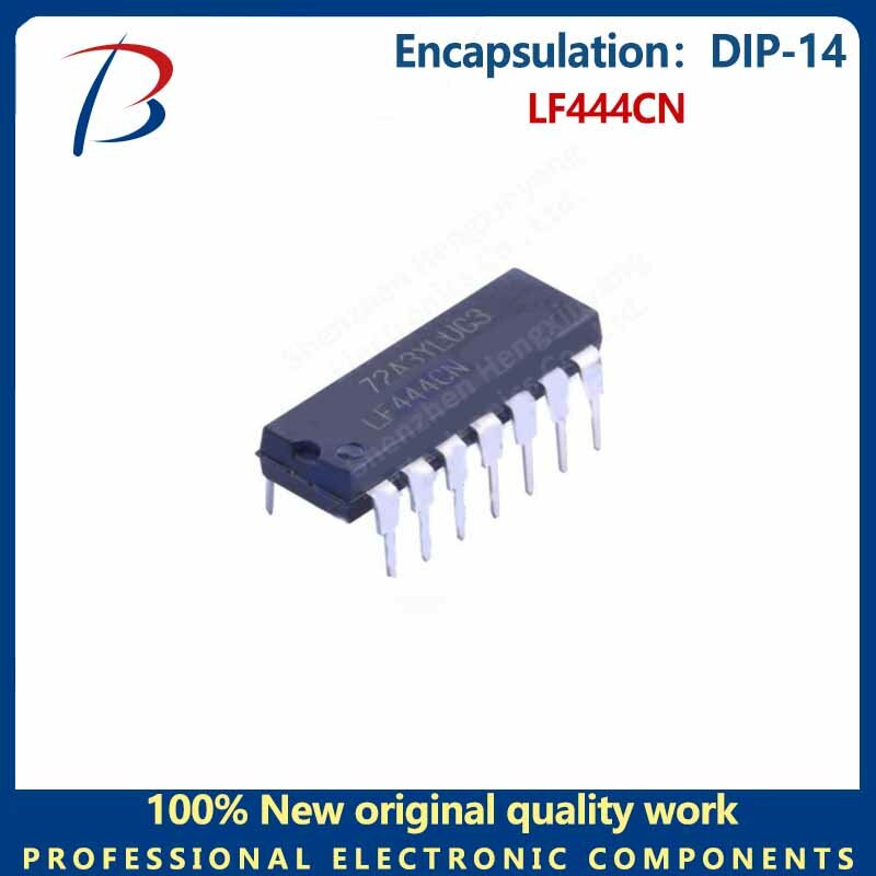 10 buah paket LF444CN DIP-14 chip amplifier operasional umum