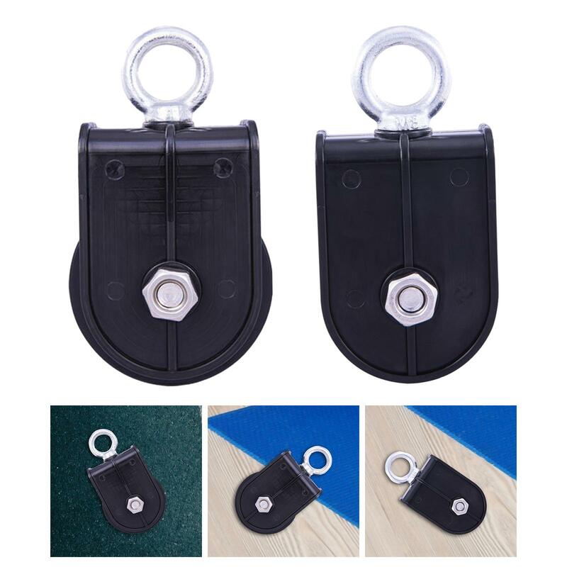 Cable Pulley Wheel Roller Quiet Heavy Duty Replacements for Pulley System Lifting Block Snatch Block Clothesline DIY Attachment