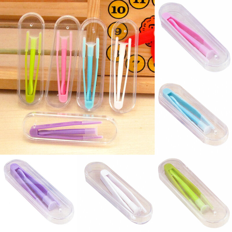 1Set Contact Lenses Tweezers Suction Stick Special Clamps Tool Multicolor Protable Contact Eyewear Mini Accessories Travel Kit